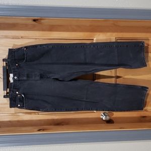 Levi's 550 relaxed fit black wash jeans
